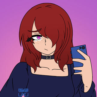 Freckly Vampy - Flat Color SFW