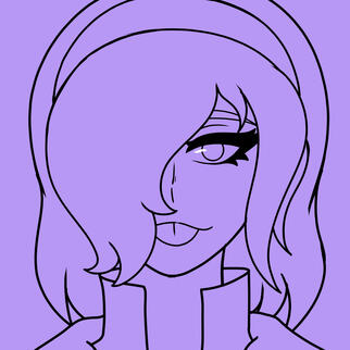 Form Astrid Blep - Line Art SFW